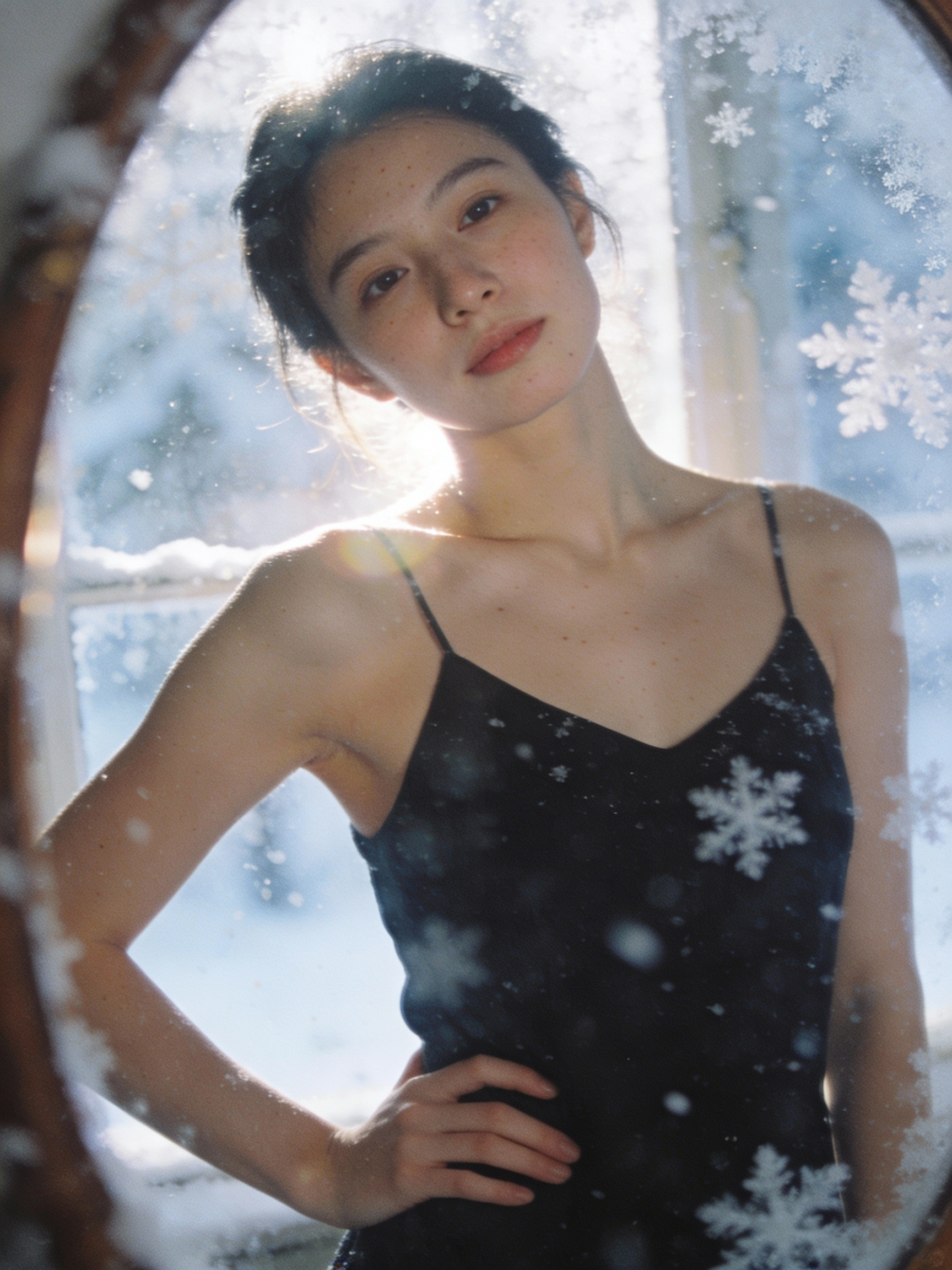 Winter Mirror Selfie